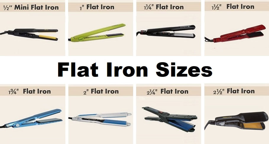 Flat iron sizes